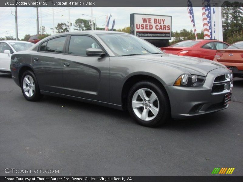 Tungsten Metallic / Black 2011 Dodge Charger SE