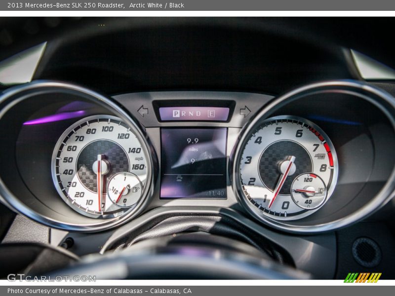 Arctic White / Black 2013 Mercedes-Benz SLK 250 Roadster