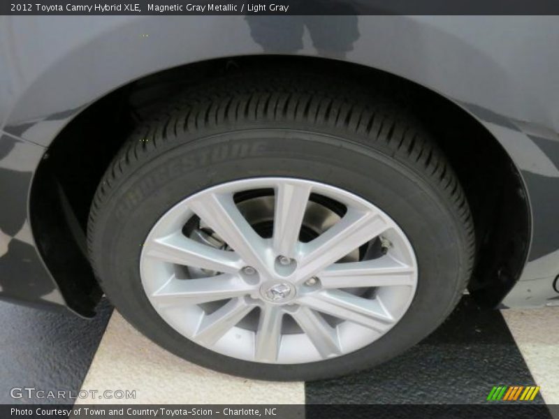 Magnetic Gray Metallic / Light Gray 2012 Toyota Camry Hybrid XLE