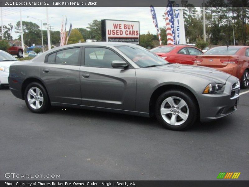 Tungsten Metallic / Black 2011 Dodge Charger SE