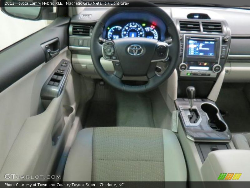 Magnetic Gray Metallic / Light Gray 2012 Toyota Camry Hybrid XLE