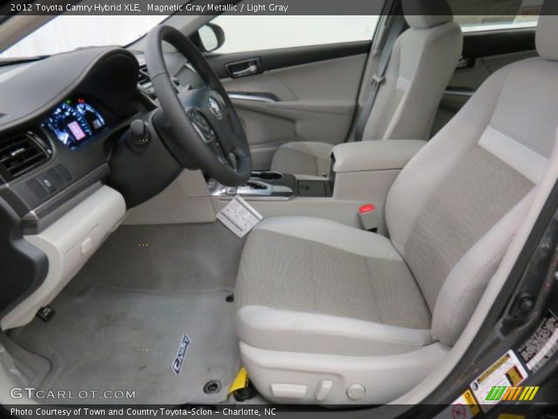Magnetic Gray Metallic / Light Gray 2012 Toyota Camry Hybrid XLE