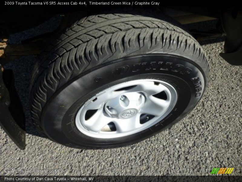 Timberland Green Mica / Graphite Gray 2009 Toyota Tacoma V6 SR5 Access Cab 4x4