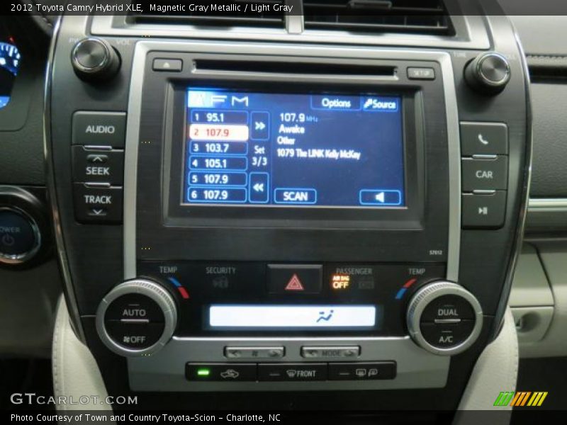 Magnetic Gray Metallic / Light Gray 2012 Toyota Camry Hybrid XLE