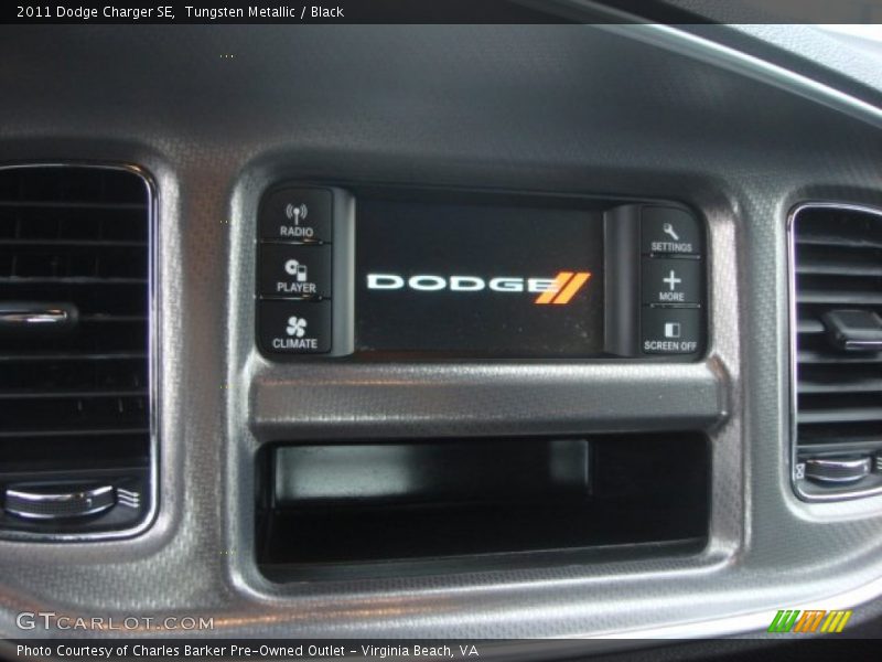Tungsten Metallic / Black 2011 Dodge Charger SE
