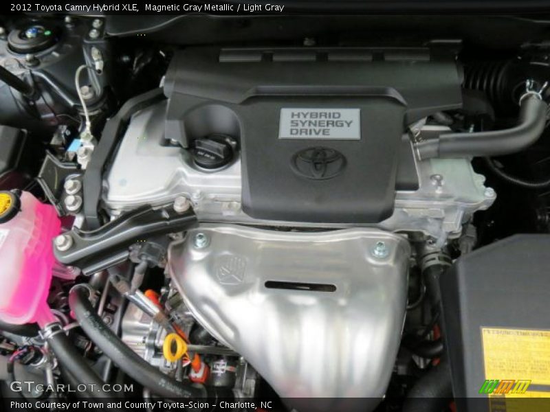 Magnetic Gray Metallic / Light Gray 2012 Toyota Camry Hybrid XLE