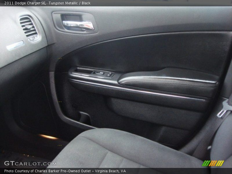 Tungsten Metallic / Black 2011 Dodge Charger SE