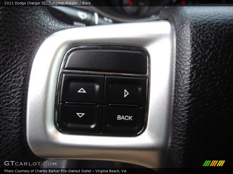 Tungsten Metallic / Black 2011 Dodge Charger SE