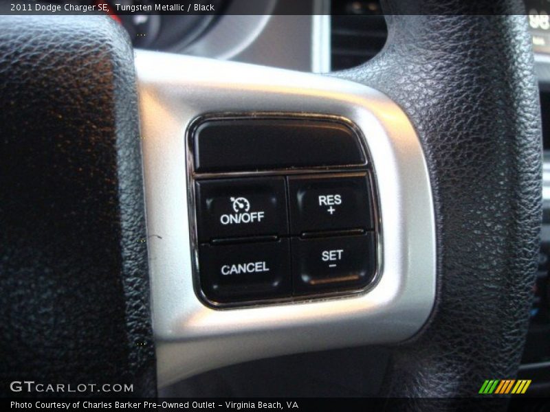 Tungsten Metallic / Black 2011 Dodge Charger SE