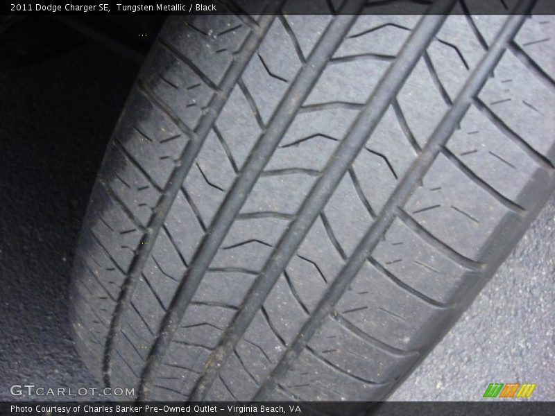 Tungsten Metallic / Black 2011 Dodge Charger SE