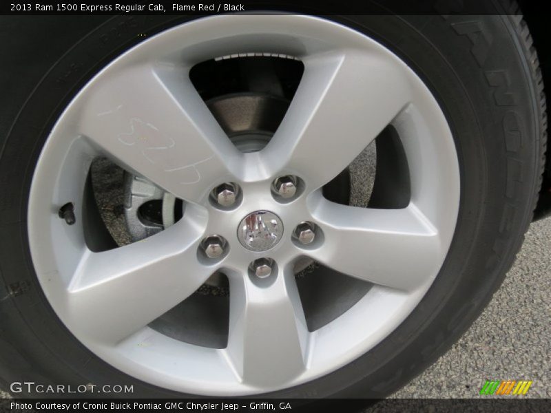 Flame Red / Black 2013 Ram 1500 Express Regular Cab