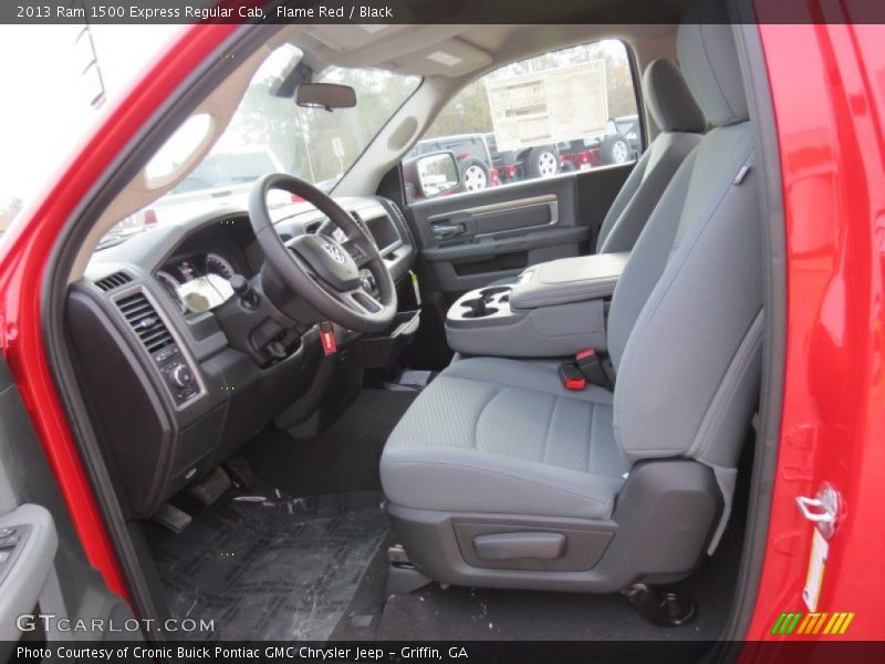 Flame Red / Black 2013 Ram 1500 Express Regular Cab