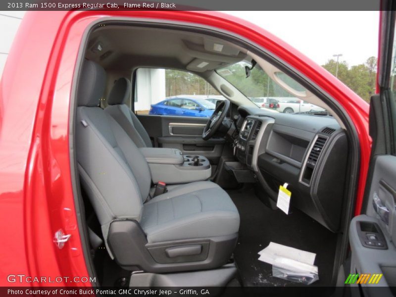 Flame Red / Black 2013 Ram 1500 Express Regular Cab