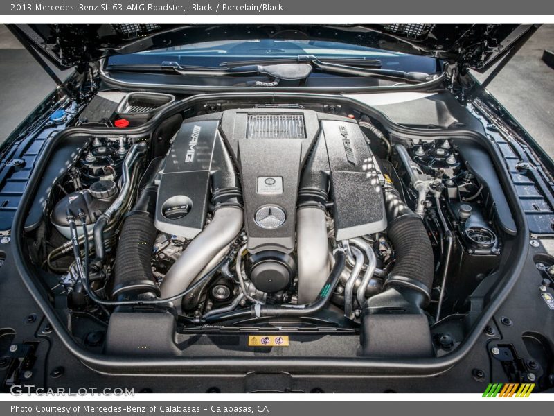  2013 SL 63 AMG Roadster Engine - 5.5 Liter AMG DI Biturbo DOHC 32-Valve V8