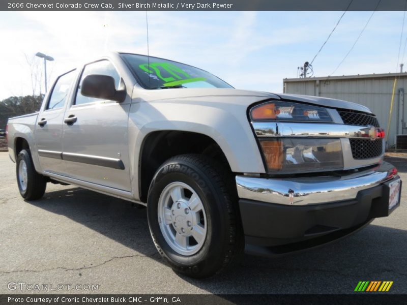 Silver Birch Metallic / Very Dark Pewter 2006 Chevrolet Colorado Crew Cab