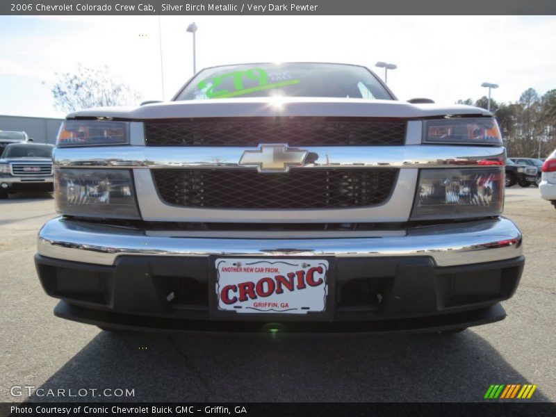 Silver Birch Metallic / Very Dark Pewter 2006 Chevrolet Colorado Crew Cab