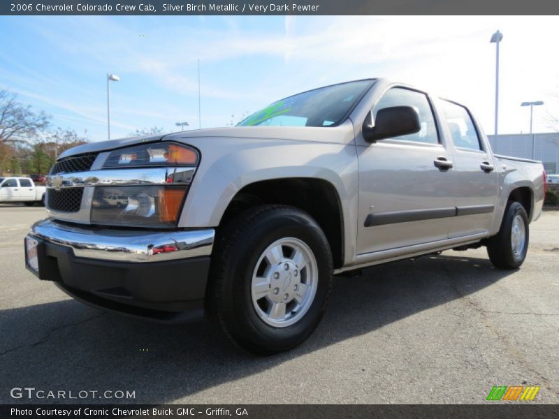 Silver Birch Metallic / Very Dark Pewter 2006 Chevrolet Colorado Crew Cab