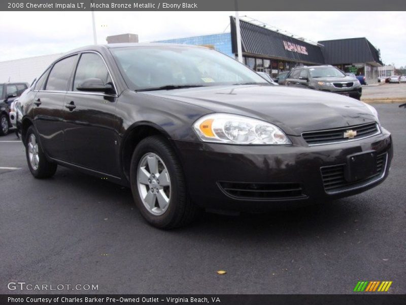 Mocha Bronze Metallic / Ebony Black 2008 Chevrolet Impala LT