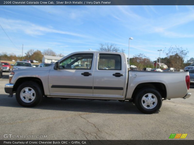 Silver Birch Metallic / Very Dark Pewter 2006 Chevrolet Colorado Crew Cab