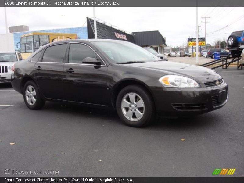 Mocha Bronze Metallic / Ebony Black 2008 Chevrolet Impala LT