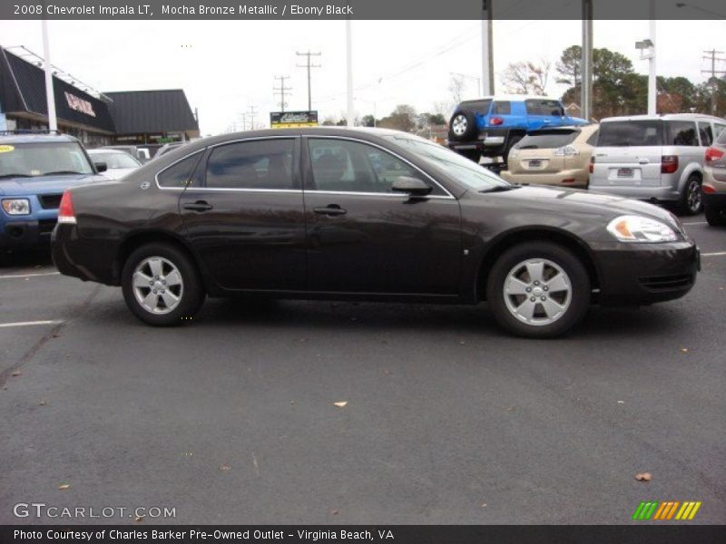 Mocha Bronze Metallic / Ebony Black 2008 Chevrolet Impala LT
