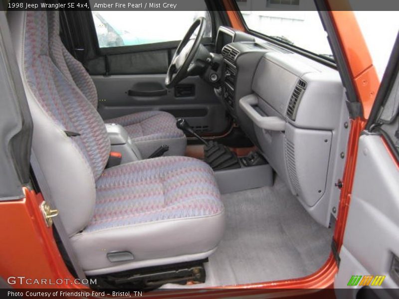  1998 Wrangler SE 4x4 Mist Grey Interior