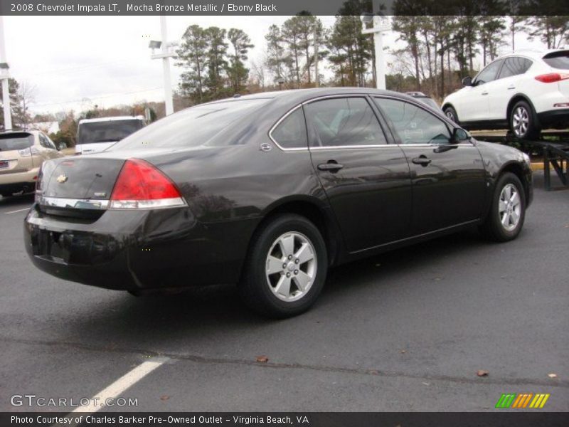 Mocha Bronze Metallic / Ebony Black 2008 Chevrolet Impala LT