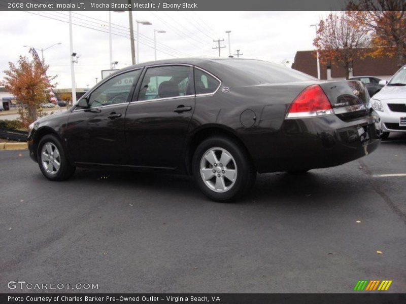 Mocha Bronze Metallic / Ebony Black 2008 Chevrolet Impala LT