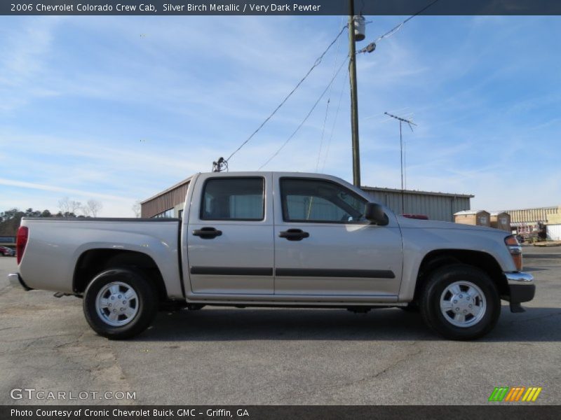Silver Birch Metallic / Very Dark Pewter 2006 Chevrolet Colorado Crew Cab