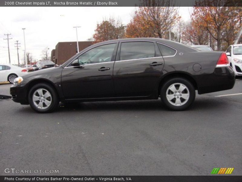 Mocha Bronze Metallic / Ebony Black 2008 Chevrolet Impala LT