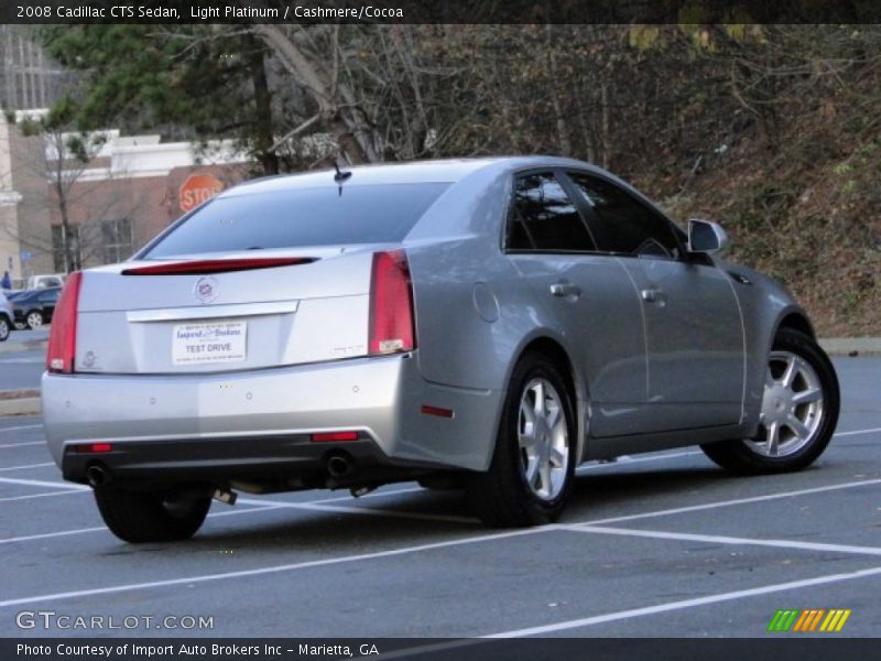 Light Platinum / Cashmere/Cocoa 2008 Cadillac CTS Sedan