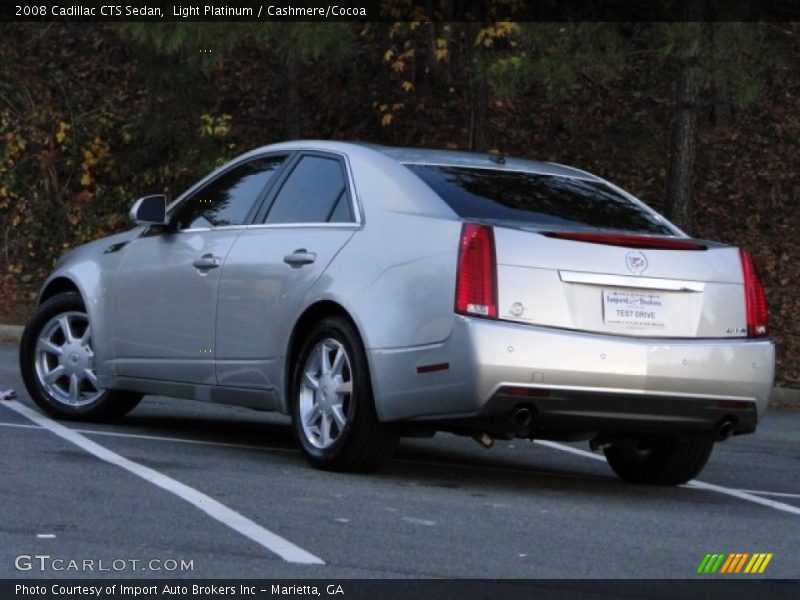 Light Platinum / Cashmere/Cocoa 2008 Cadillac CTS Sedan