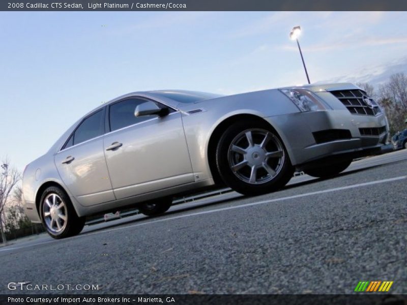 Light Platinum / Cashmere/Cocoa 2008 Cadillac CTS Sedan