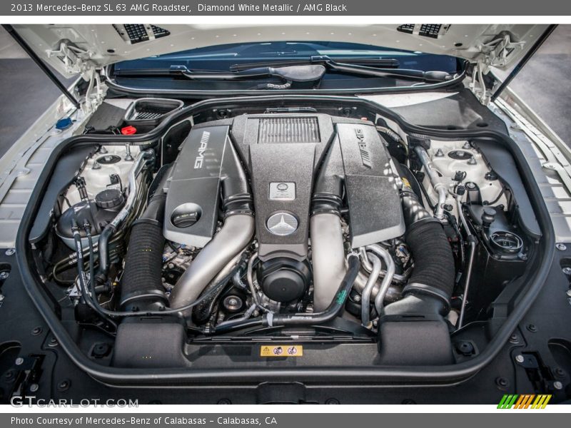  2013 SL 63 AMG Roadster Engine - 5.5 Liter AMG DI Biturbo DOHC 32-Valve V8