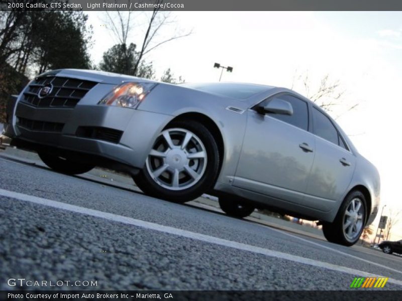 Light Platinum / Cashmere/Cocoa 2008 Cadillac CTS Sedan