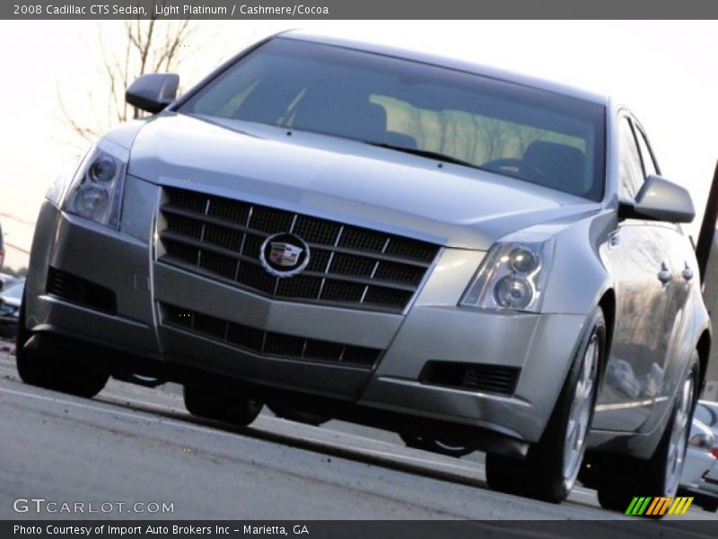 Light Platinum / Cashmere/Cocoa 2008 Cadillac CTS Sedan