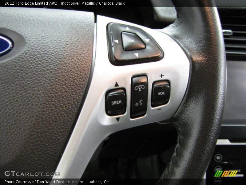 Ingot Silver Metallic / Charcoal Black 2012 Ford Edge Limited AWD