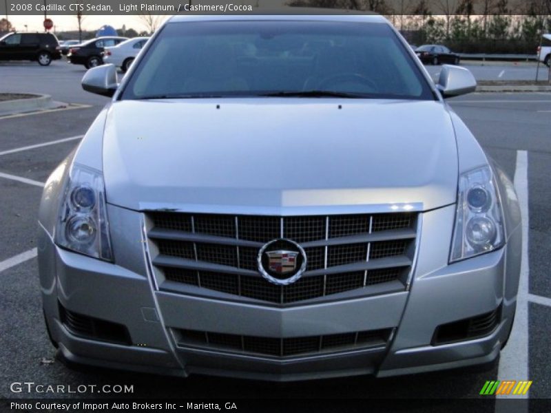 Light Platinum / Cashmere/Cocoa 2008 Cadillac CTS Sedan
