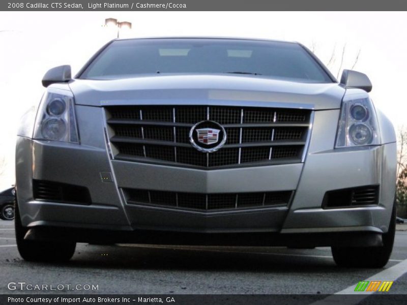 Light Platinum / Cashmere/Cocoa 2008 Cadillac CTS Sedan