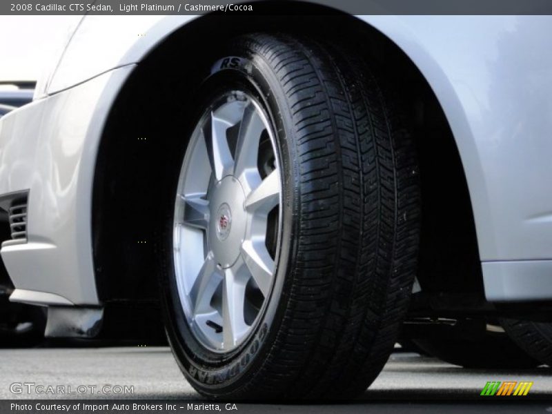Light Platinum / Cashmere/Cocoa 2008 Cadillac CTS Sedan