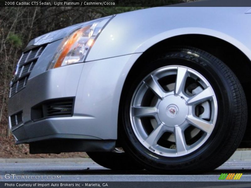 Light Platinum / Cashmere/Cocoa 2008 Cadillac CTS Sedan