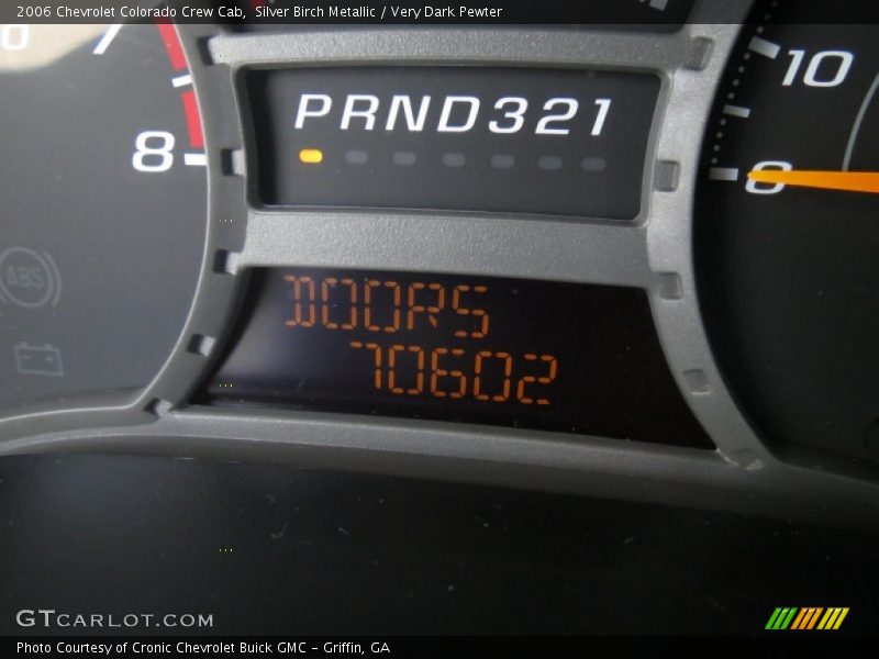 Silver Birch Metallic / Very Dark Pewter 2006 Chevrolet Colorado Crew Cab