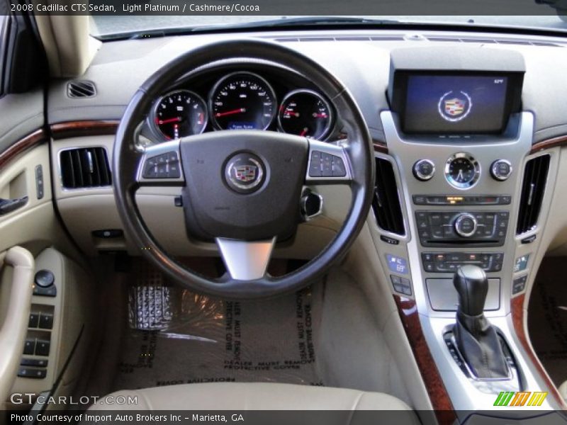 Light Platinum / Cashmere/Cocoa 2008 Cadillac CTS Sedan