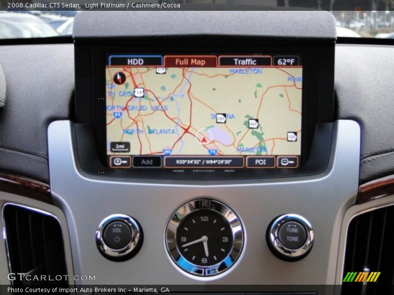 Light Platinum / Cashmere/Cocoa 2008 Cadillac CTS Sedan