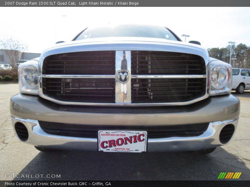 Light Khaki Metallic / Khaki Beige 2007 Dodge Ram 1500 SLT Quad Cab