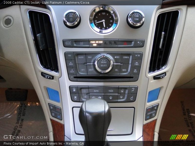 Light Platinum / Cashmere/Cocoa 2008 Cadillac CTS Sedan