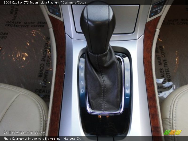 Light Platinum / Cashmere/Cocoa 2008 Cadillac CTS Sedan