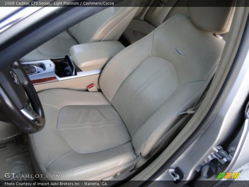 Light Platinum / Cashmere/Cocoa 2008 Cadillac CTS Sedan