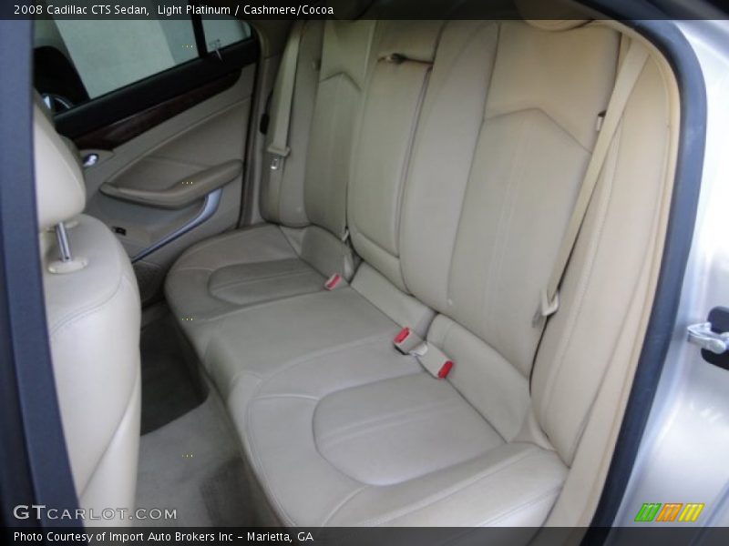 Light Platinum / Cashmere/Cocoa 2008 Cadillac CTS Sedan