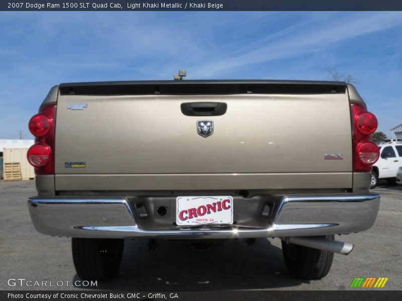 Light Khaki Metallic / Khaki Beige 2007 Dodge Ram 1500 SLT Quad Cab